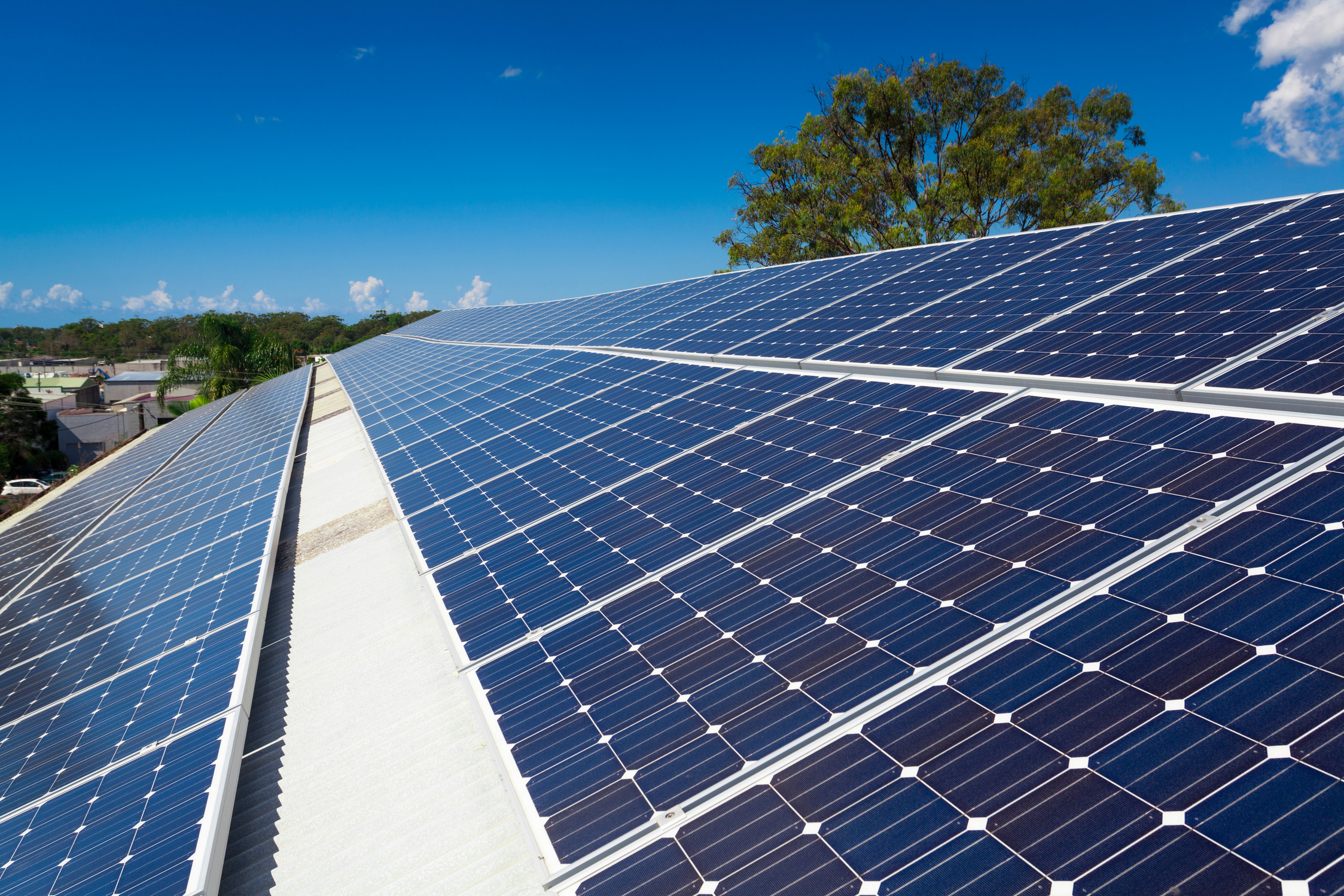 Solar Panels Closeup